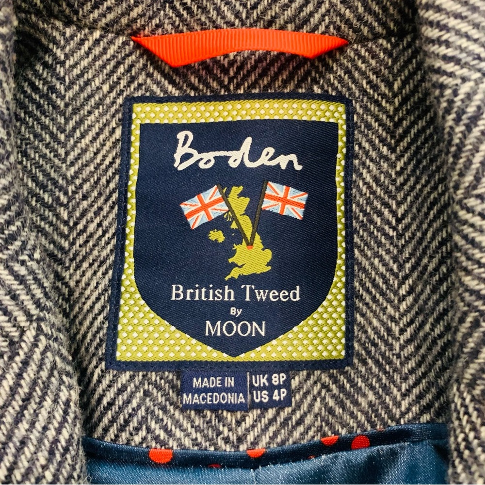 Boden British Tweed Blazer by Moon